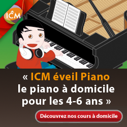 Cours de piano 4-6 ans à domicile